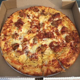 Spaghetti Pizza