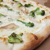 White Chicken & Broccoli Pizza