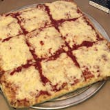 Thick Cut Square Sicilian Cheese Pizza