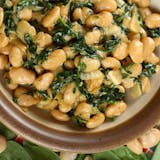 Broccoli rabe and cannellini beans
