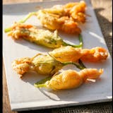 Stuffed Zucchini Flours with Asiago Cheese