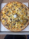 Steak Pizza with 4 Cheeses