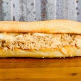 Chicken Cheesesteak with Buffalo Sauce Sandwich