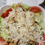 Grilled Chicken Salad with Mozzarella Cheese