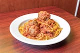 Pasta with Marinara Sauce & Meatballs