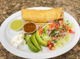 Crazy Chimichanga - Beans Only (No meat)