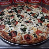 Pan Three Topping Pizza