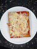 Sicilian Cheese Pizza Slice