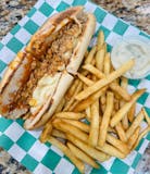 Small Buffalo Chicken Cheesesteak with French Fries
