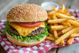 Cheeseburger with French Fries