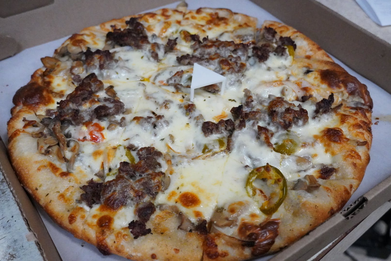 Steak & Cheese Pizza