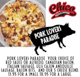 Pork Lovers Paradise Pizza