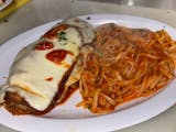 Eggplant Parmigiano Dinner