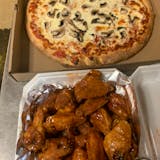 X-Large Pizza & 24 Wings Special