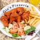 Buffalo Wings with French Fries & Salad Combo