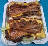 Bacon Strip Deluxe Cheeseburger Big Cheese Sub
