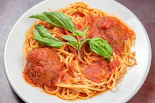 Spaghetti with Meatballs Dinner