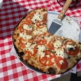 Traditional White Margherita Pizza