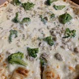 Chicken Broccoli Alfredo Sicilian Pizza