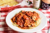 Spaghetti Mushroom Marinara
