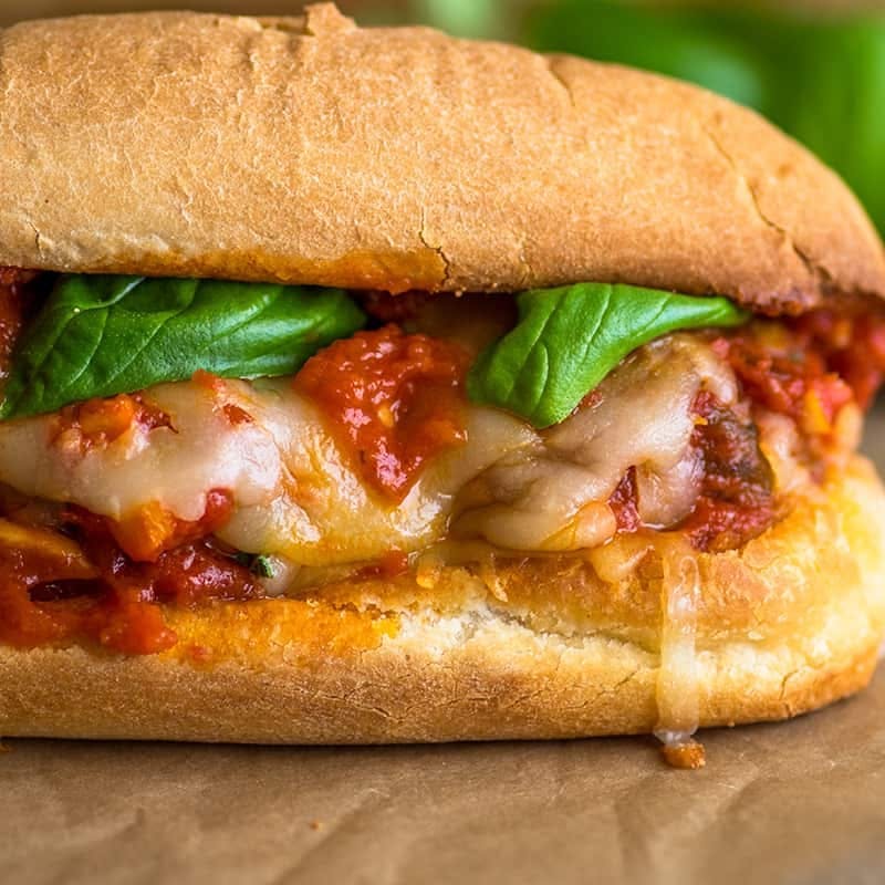 Meatball Parmesan Sub