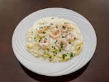 Fettuccine Alfredo with Shrimp