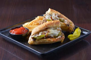 Philly Cheese Steak Hot Sandwich