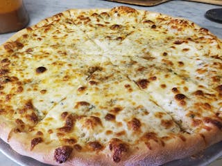 White Ricotta Vegetarian Pizza