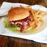 Flamez Bacon Burger w/ Fries