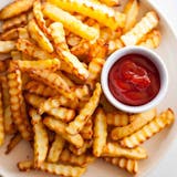 Fries & a marinara dipping sauce