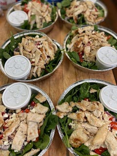 Mediterranean Salad with Grilled Chicken