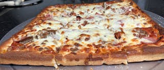 Meat Lovers Sicilian Deep Dish Pizza