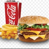 5 oz. Hamburger, French Fries & 16 oz. Coke Lunch