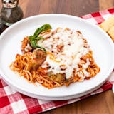 Spaghetti Eggplant Parmesan Dinner