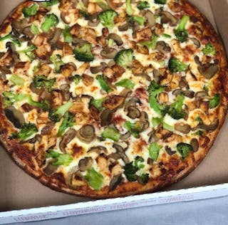 Grilled Chicken & Mushroom Pizza