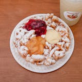 Funnel Cake with All Toppings