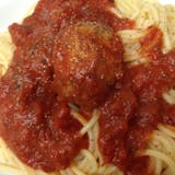 Spaghetti with Meatballs & Sauce