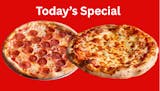 2 Medium Pizzas - One Pepperoni & One Cheese