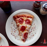 2 Slices Cheese Pizza & Can of Soda Lunch Special