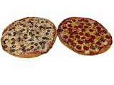 Two X-Large Pizzas with Two Toppings Special