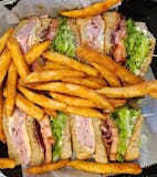 Ham & Cheese Club Sandwich