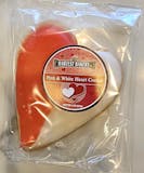 Pink & White Heart Cookie