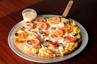 The Greek   Pizza