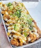 Popcorn chicken Loaded Fries