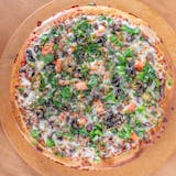 Indian Style Vegetarian Pizza