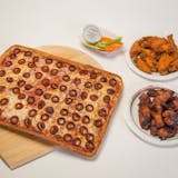 #8 Party Tray Gourmet Pizza & 30 Chicken Fingers Special