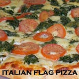 Red, White & Green Pizza