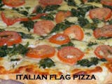 Red, White & Green Pizza