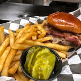 1/2 Fresh Angus Burger with Fries Saturday Special