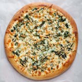 Spinach, Feta Cheese, Alfredo Pizza